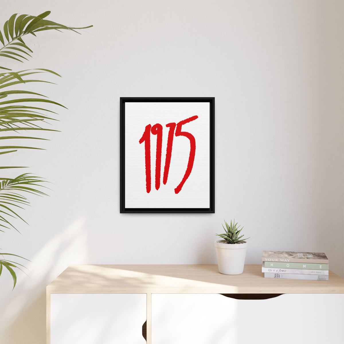 1975 Framed Canvas Print
