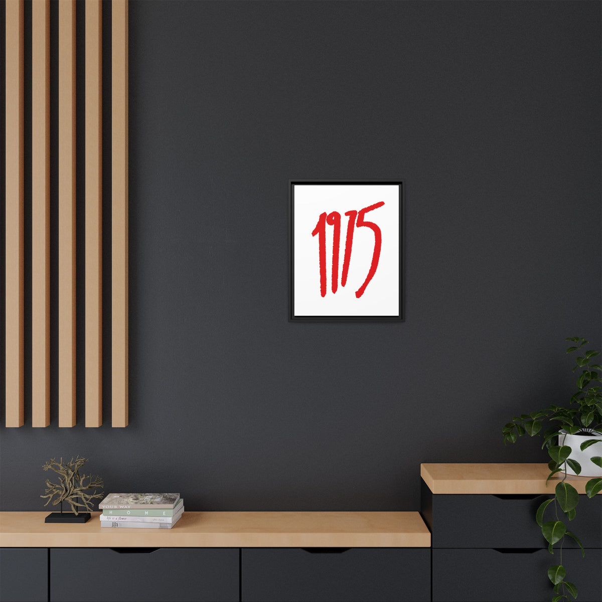 1975 Framed Canvas Print