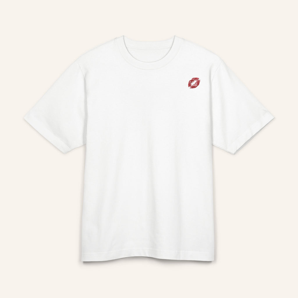 "SOME KISSES ARE WORTH WAITING FOR" Heavy Oversized Tee
