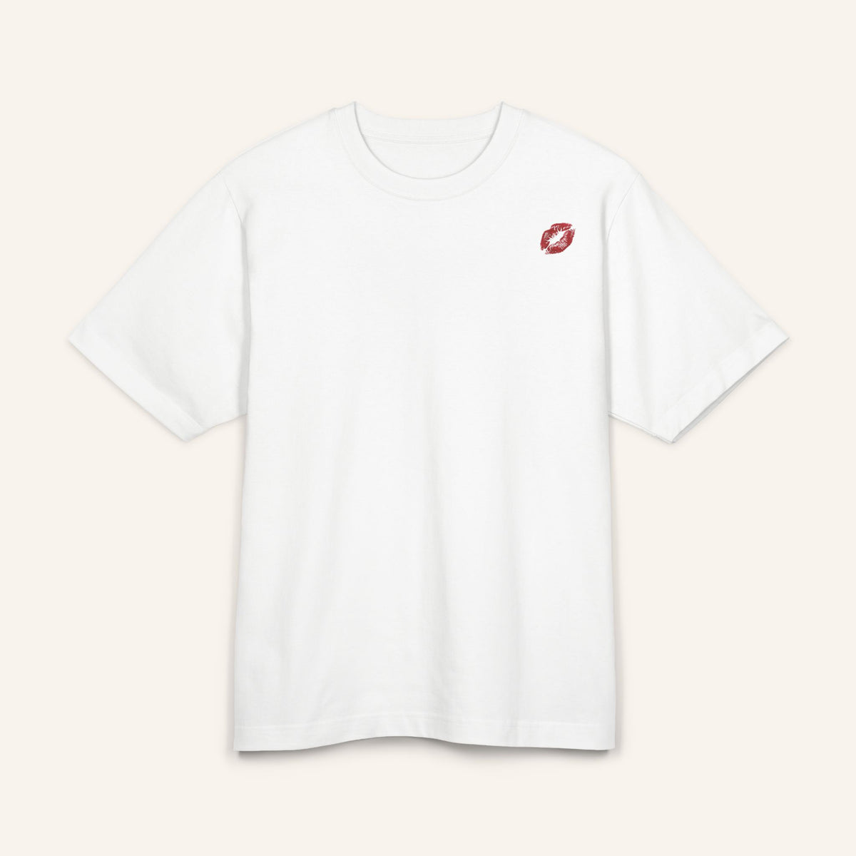 "SOME KISSES ARE WORTH WAITING FOR" Heavy Oversized Tee