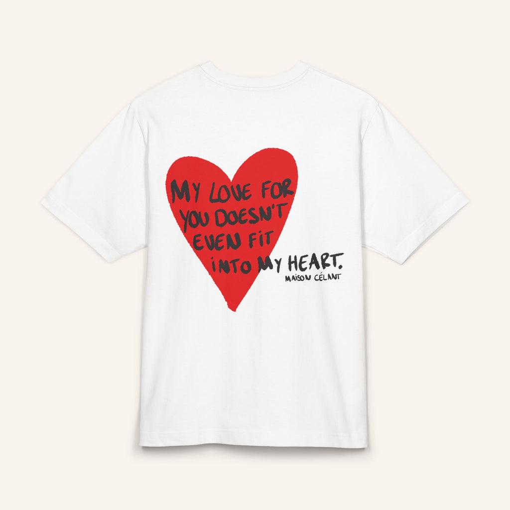 "I LOVE YOU" Heavy Oversized Tee