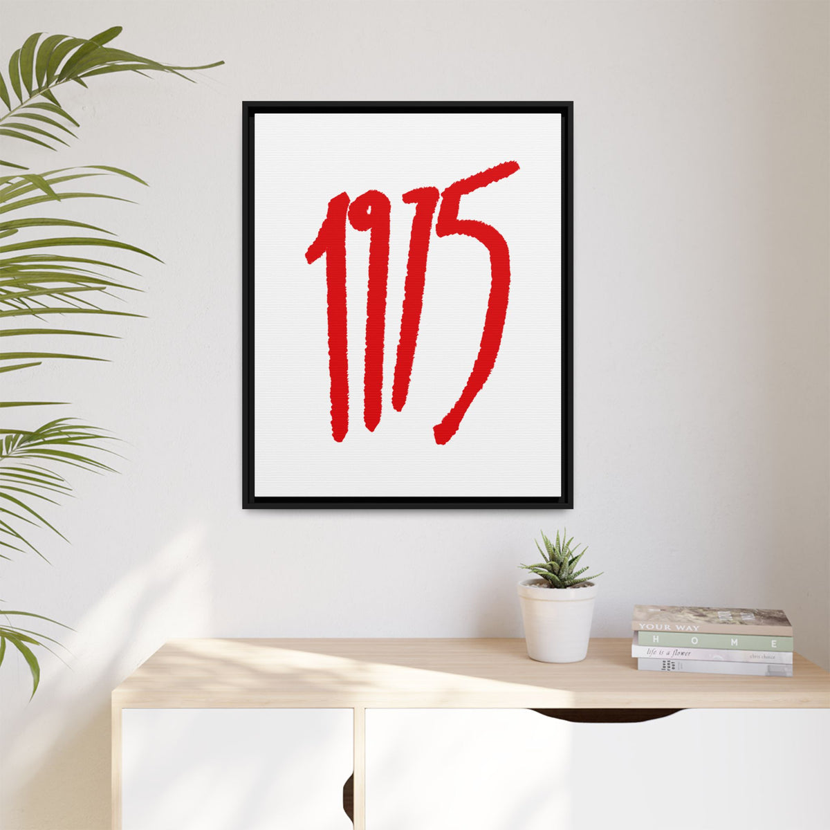 1975 Framed Canvas Print