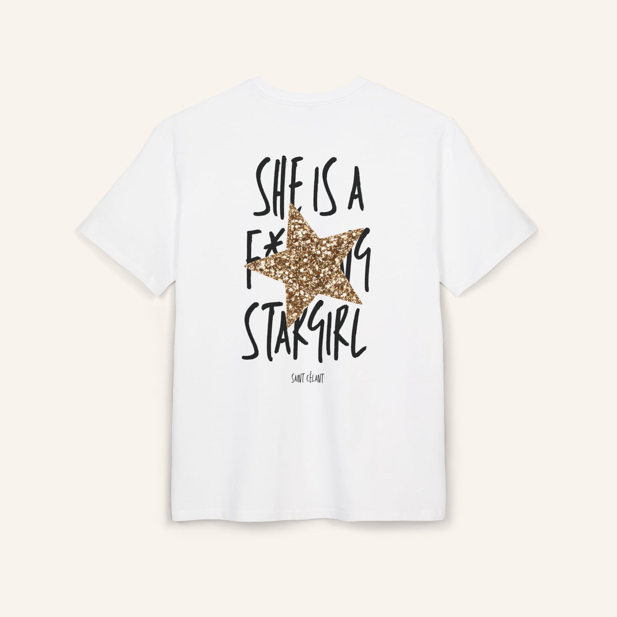 SHE IS A STARGIRL HEAVY OVERSIZED TEE