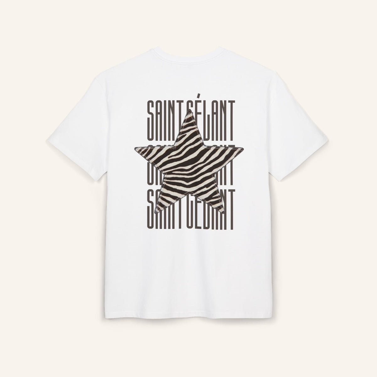 ZEBRA STAR HEAVY OVERSIZED TEE