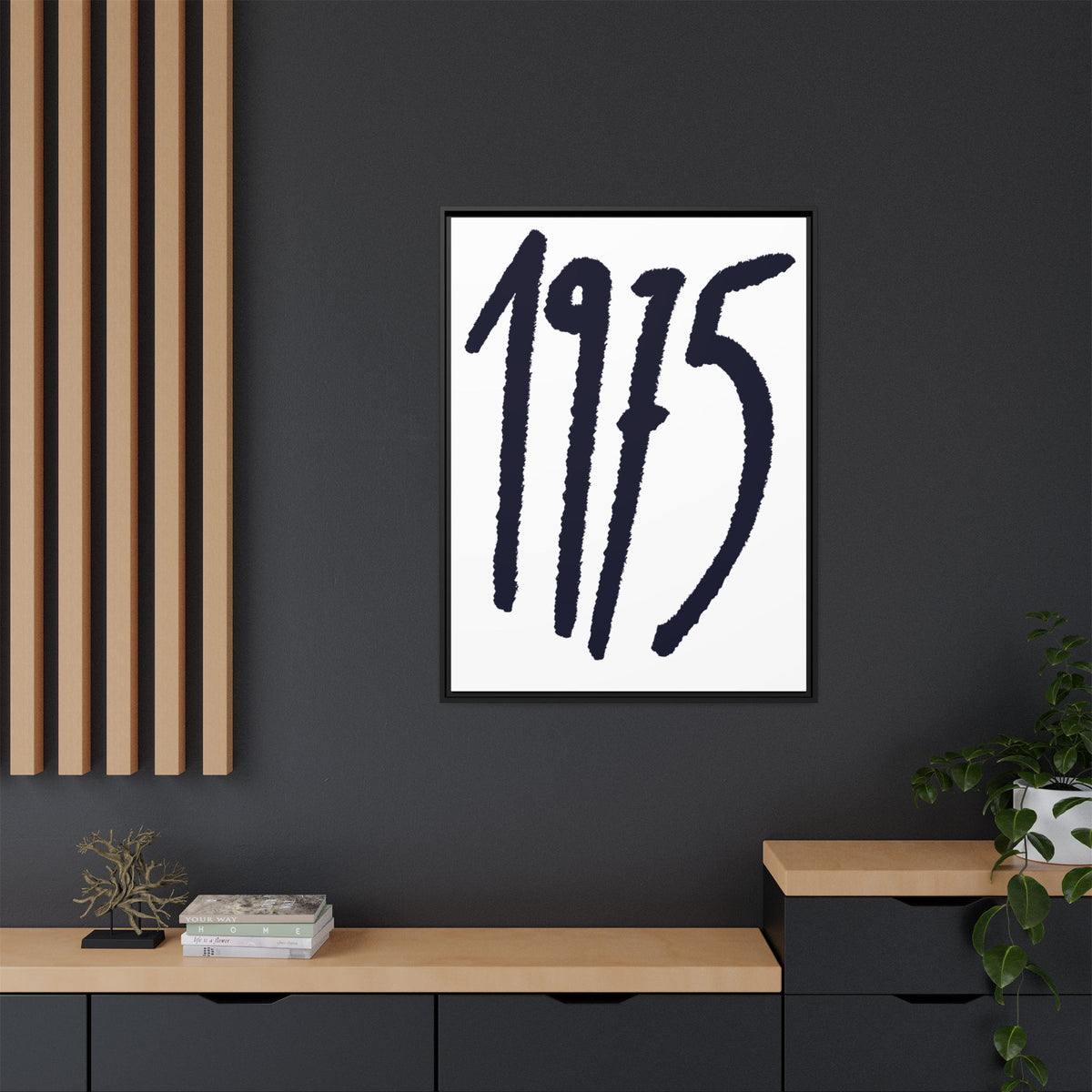 1975 Framed Canvas Print