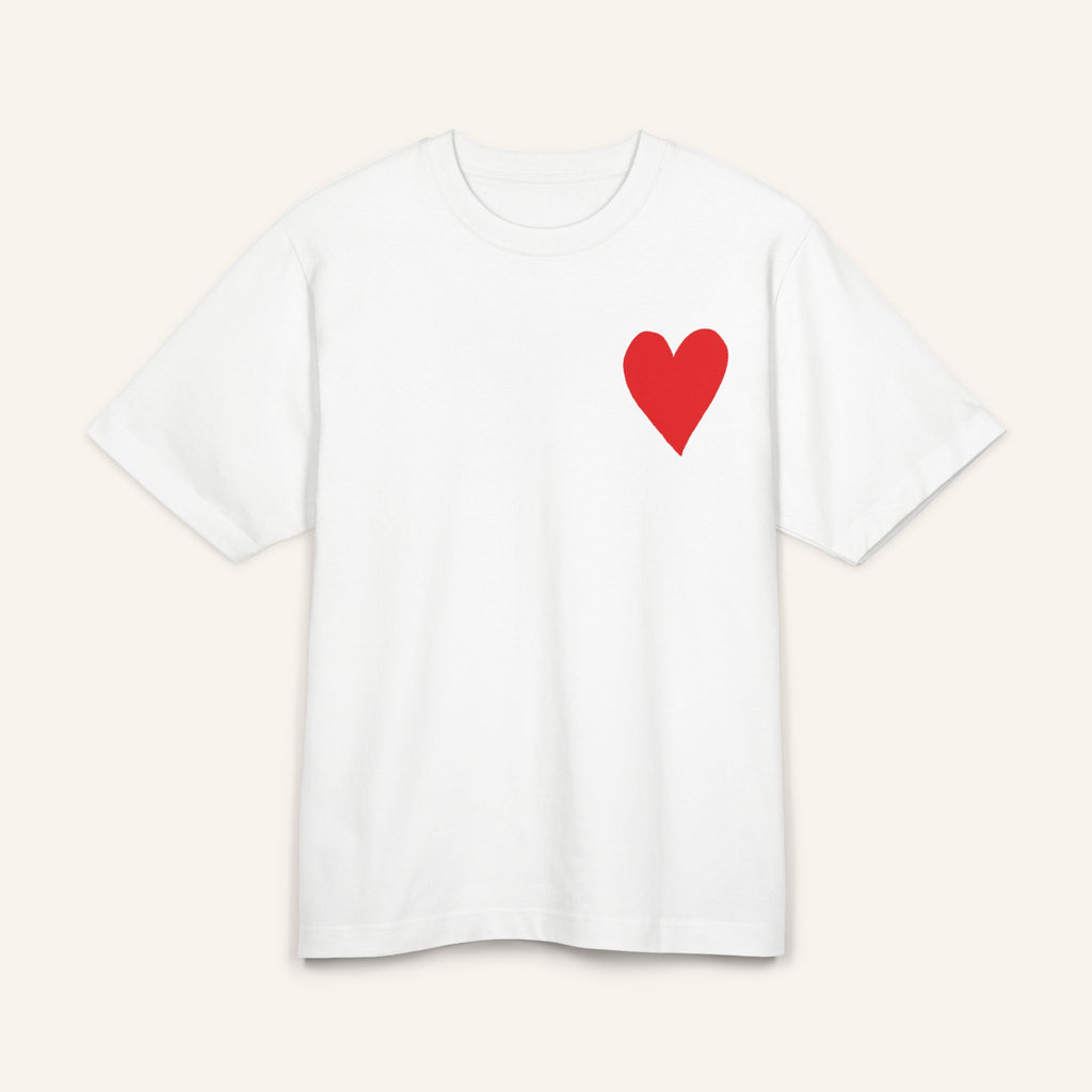 "I LOVE YOU" Heavy Oversized Tee