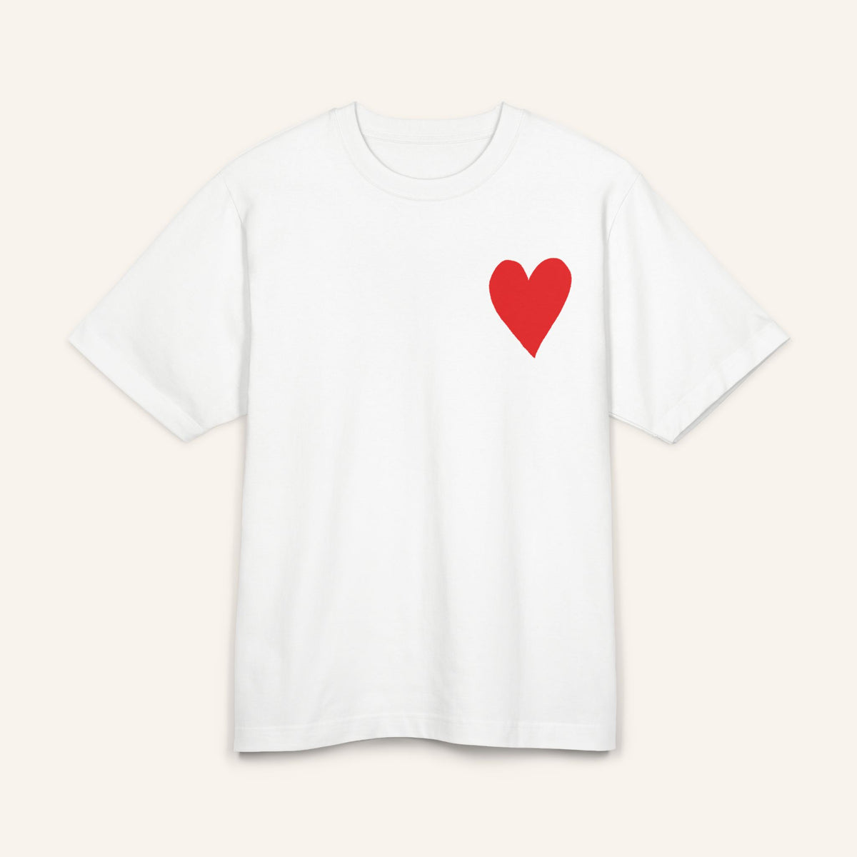 "I LOVE YOU" Heavy Oversized Tee